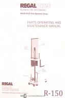 Regal-Regal Plus Lifts & Stackers, Maintenance and Parts List Manual-Foot Operated Series-01